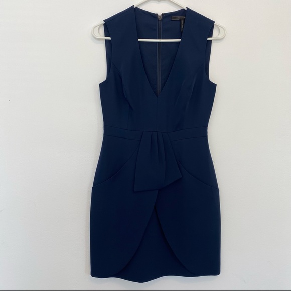 BCBGMAXAZRIA Clare Dress Dark Navy - Picture 3 of 11